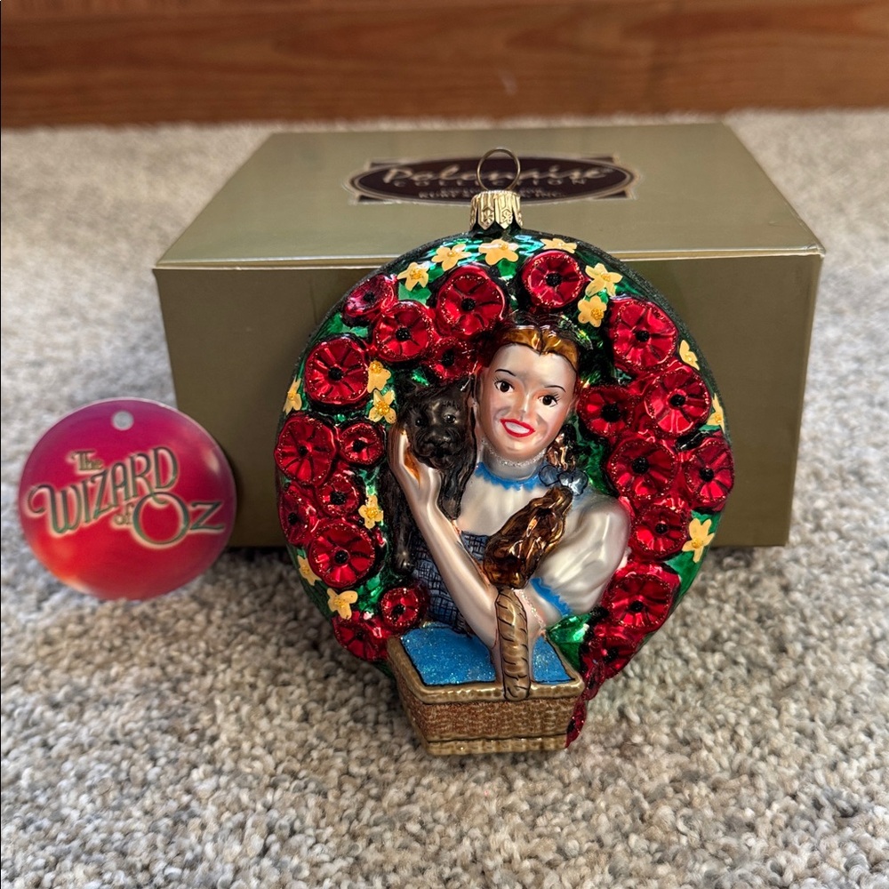 Vintage Wizard of Oz Dorothy & Toto Kurt Adler Polonaise Komozja Ornament